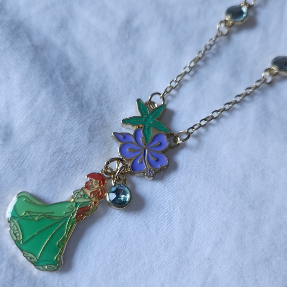 Disney Jewelry Little Mermaid Disney Princess Necklace Earring Set